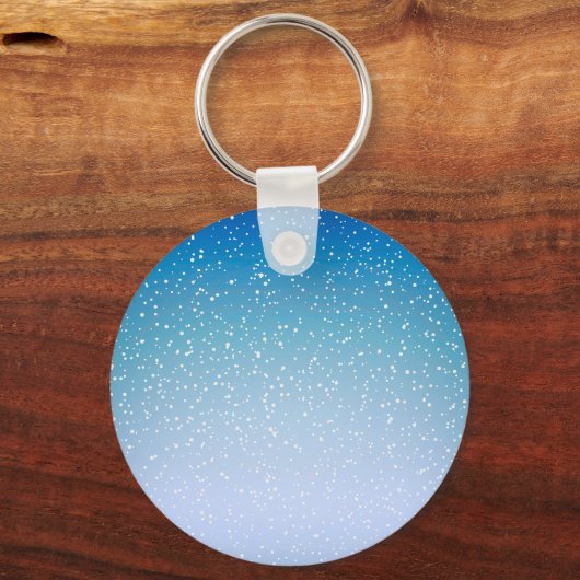 Winter Cozy Snowman Schlüsselanhänger (Rückseite)