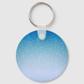 Winter Cozy Snowman Schlüsselanhänger (Rückseite)