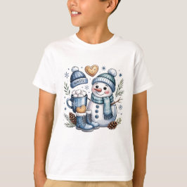 Winter Cozy Snowman T-Shirt