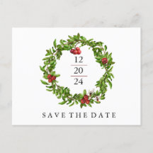Winter Cranberry Save the Date
