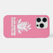 Winter Crappie Fishing Slab Hunter iPhone Hülle (Rückseite (Horizontal))