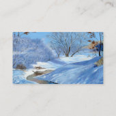 Winter Creek Business Card Visitenkarte (Rückseite)