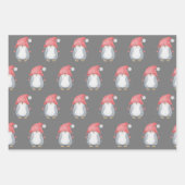 Winter Critters Trio Holiday Geschenkpapier Set (Vorderseite)