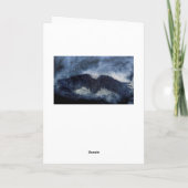 Winter Cross Feiertagskarte (Rückseite)