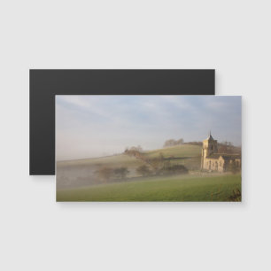 Winter Crosthwaite Church Lake District England Magnetkarte
