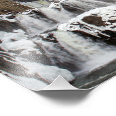 Winter, Croton-Staudamm Fotodruck (Ecke)