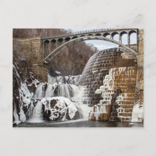 Winter, Croton-Staudamm Postkarte