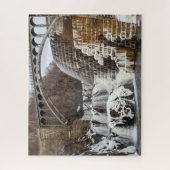 Winter, Croton-Staudamm Puzzle (Vertikal)