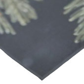 Winter Crystal Snowing Blackbirds Ravens Tischdecke (Schrägansicht)