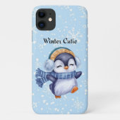 Winter Cutie | Cute Penguin Phone Case (Rückseite)