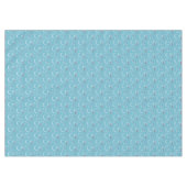 Winter Cyan Niedlich Snowman Family Pattern Tischdecke (Vorderseite (Horizontal))