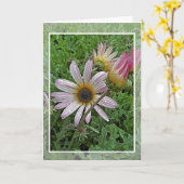 Winter Daisy Geburtstagskarte Karte (Gelbe Blume)