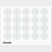 Winter Damask Sticker (Blatt)