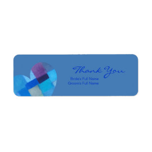 Winter danube Wedding Danke Sticker