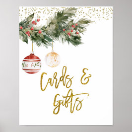 Winter Deck Brautparty Cards & Gifts Poster