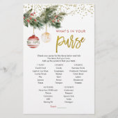 Winter Deck Brautparty Purse Game (Vorderseite)