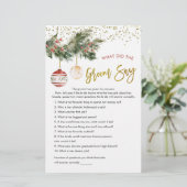 Winter Deck die Hallen Brautparty Was Groom sagt (Stehend Vorderseite)