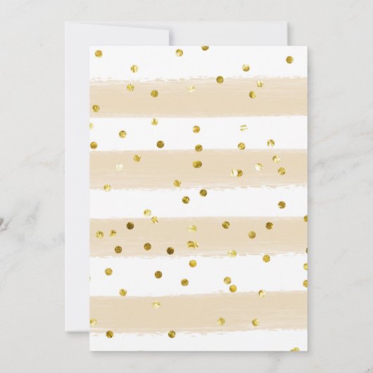 Winter Deck the Halls Bridal Dusche Einladung (Rückseite)