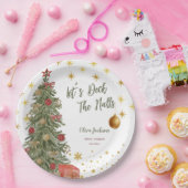 Winter Deck the Halls Bridal Dusche Einladung Pappteller (Party)