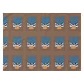 Winter Decorative Tablecloth - Snow Globe Tischdecke (Vorderseite (Horizontal))