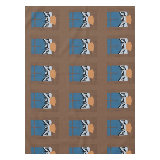 Winter Decorative Tablecloth - Snow Globe Tischdecke (Vorderseite)