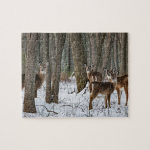 Winter Deer 10x8 herausfordernd Puzzle