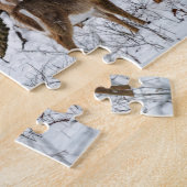 Winter Deer 10x8 herausfordernd Puzzle (Seite)
