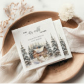 Winter Deer Baby ist kalte Außendusche Serviette