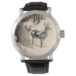 Winter Deer eWatch Armbanduhr
