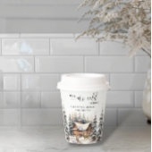 Winter Deer Forest Baby ist kalt draußen Pappbecher