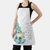 Winter Deer in the Snow – Wildlife Art Home Decor Schürze (InSitu)