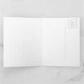 Winter Deer mit Chickadee Karte (Innenseite)