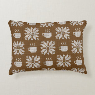 Winter: Dekorative Teekuppen Dekokissen