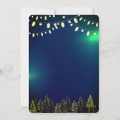 Winter der Aquarellbäume, Lampen Einladung (Rückseite)