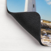 Winter des Leuchtturm-| in Peggy Bucht, Mousepad (Ecke)