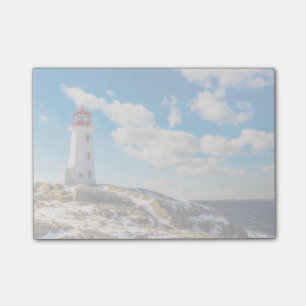 Winter des Leuchtturm- in Peggy Bucht, Post-it Klebezettel