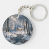 Winter Design Schlüsselanhänger (Rückseite)