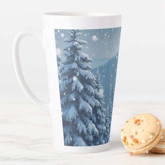 Winter Design-Tasse Milchtasse (Beispiel)