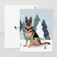 Winter Deutscher Schäferhund