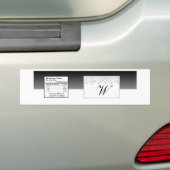 Winter Diamond Hochzeitswasserflasche Autoaufkleber (Auf Auto)