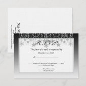 Winter Diamond Wonderland UAWG RSVP Karte (Vorne/Hinten)