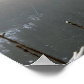 Winter Die Macclesfield Forest Card Canvas drucken Poster (Ecke)