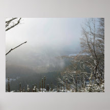 Winter Die Macclesfield Forest Card Canvas drucken