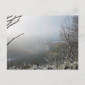 Winter Die Macclesfield-Waldkarte Postkarte (Vorderseite)