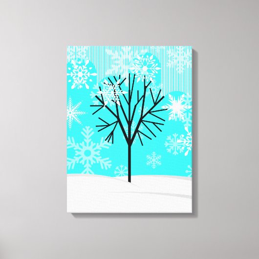 Winter - Die vier Jahreszeiten Leinwanddruck (Vorderseite)