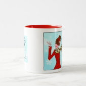 WINTER DIVA - Live Liebe Sparkle! Zweifarbige Tasse (Mittel)