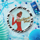 "Winter DIVA" Pappteller (Party)