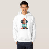 Winter Doggie Sweater Vibes Hoodie (Vorne ganz)