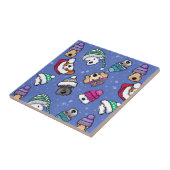 Winter Dogs Fliese (Seite)