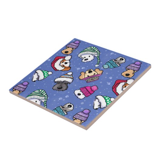 Winter Dogs Fliese (Seite)